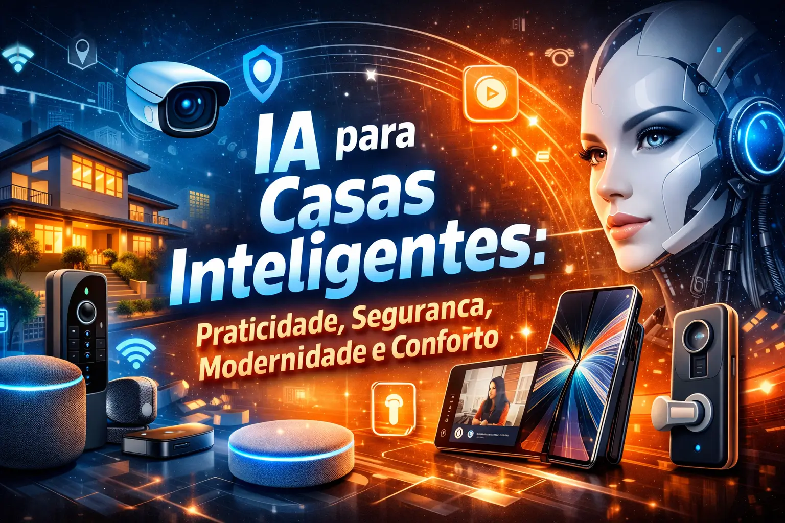IA para Casas Inteligentes: Praticidade, Segurança, Modernidade e Conforto