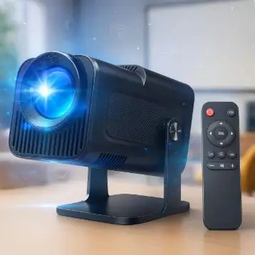 Projetor Hy320 Davely Smart TV Android WiFi6 390 ANSI Lumens Full HD 4K Mini Projetor Portátil