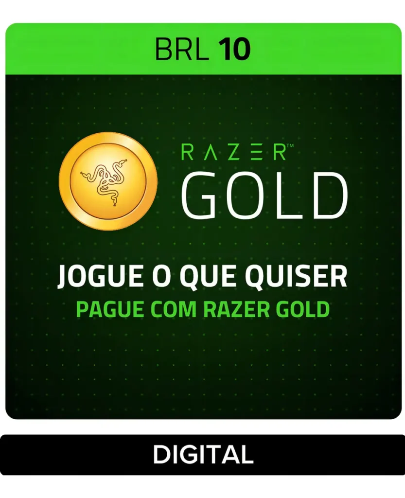 Razer Gold Digital R$ 10 (Digital)
